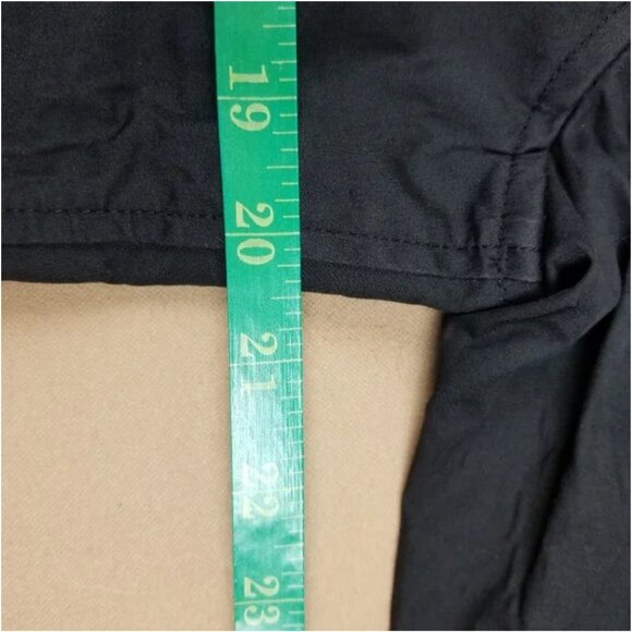 Gap Black Button Zip Up Women's Matrix Style Trench Coat Jacket - Picture 6 of 6